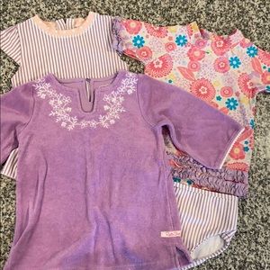 Trio of Girl’s Ruffle Butts suits and coverup